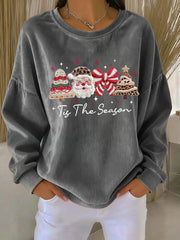 Women's Christmas Print Casual Sweatshirt
