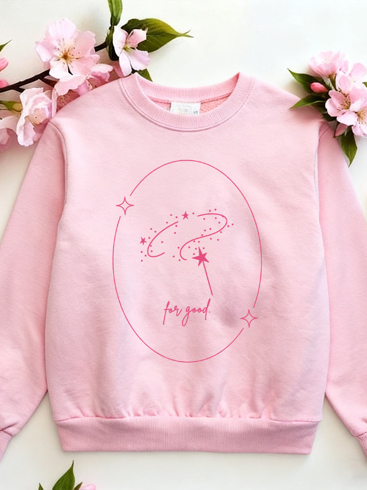 Women's Movie-Inspired For Good Print Sweatshirt