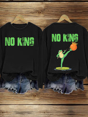 Women's FDT Polish Frog Print Sweatshirt