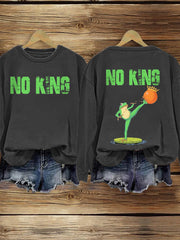 Women's FDT Polish Frog Print Sweatshirt