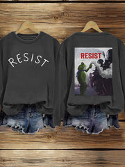 Women's FDT Polish Frog Print Sweatshirt