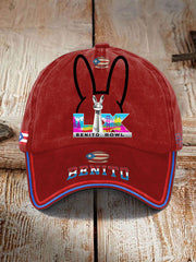 Unisex Bunny Football Music Lover Printed Hat