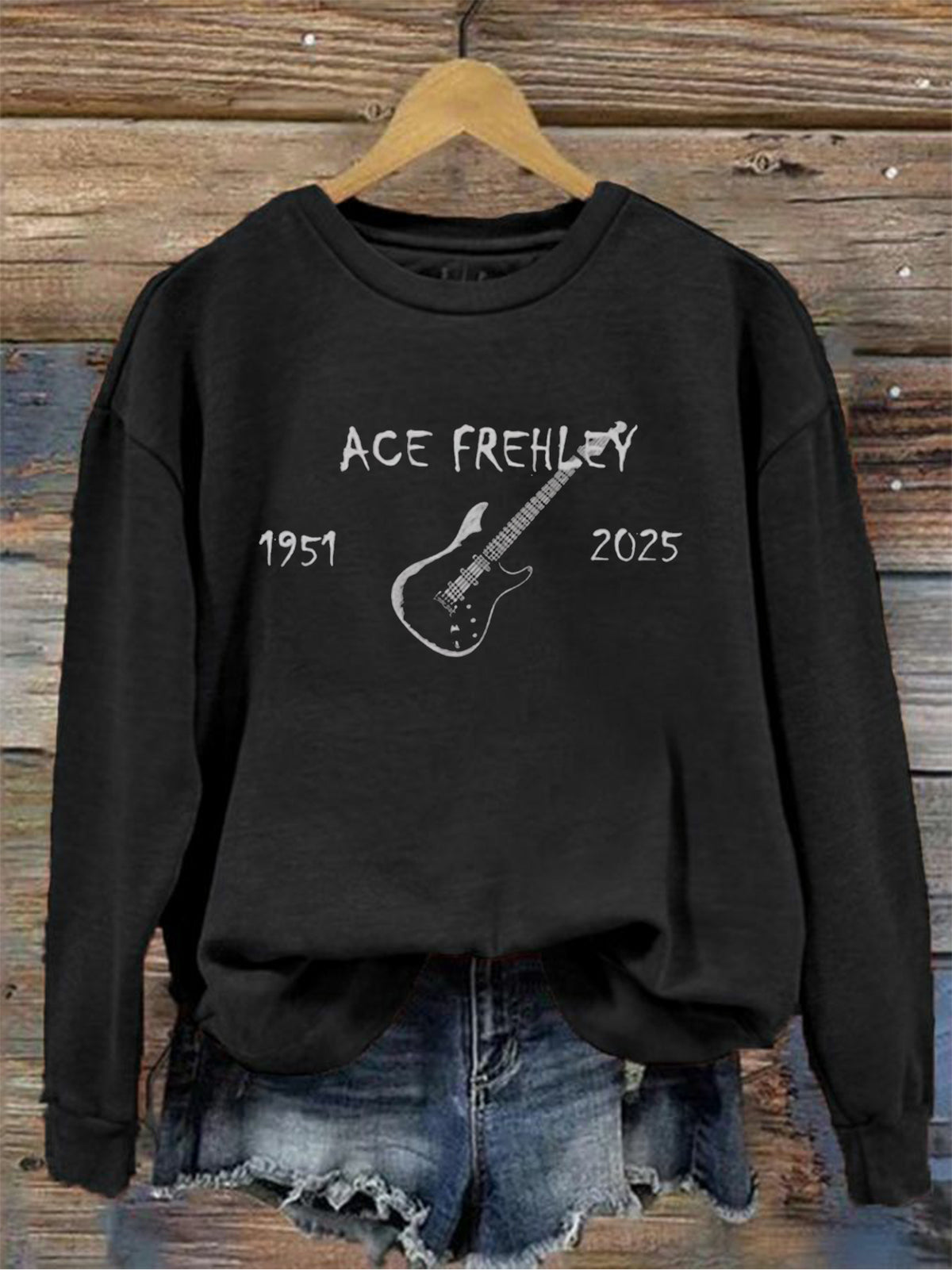 Women's Ace Frehley Print Sweatshirt