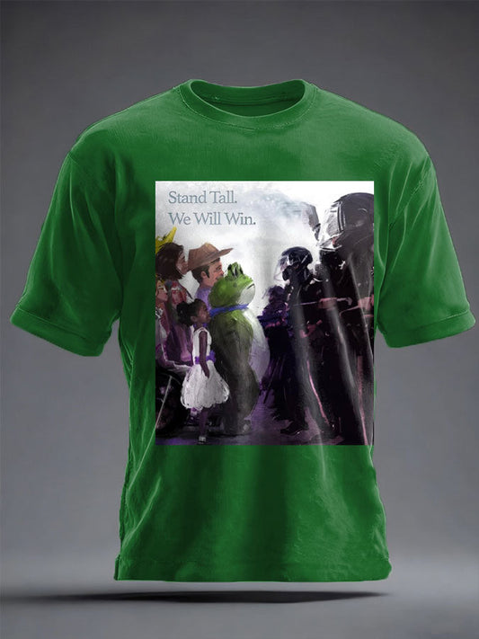 Unisex 8647 FDT Funny Frog Printed T-Shirt