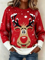 Women's Christmas Casual Knitted Sweater