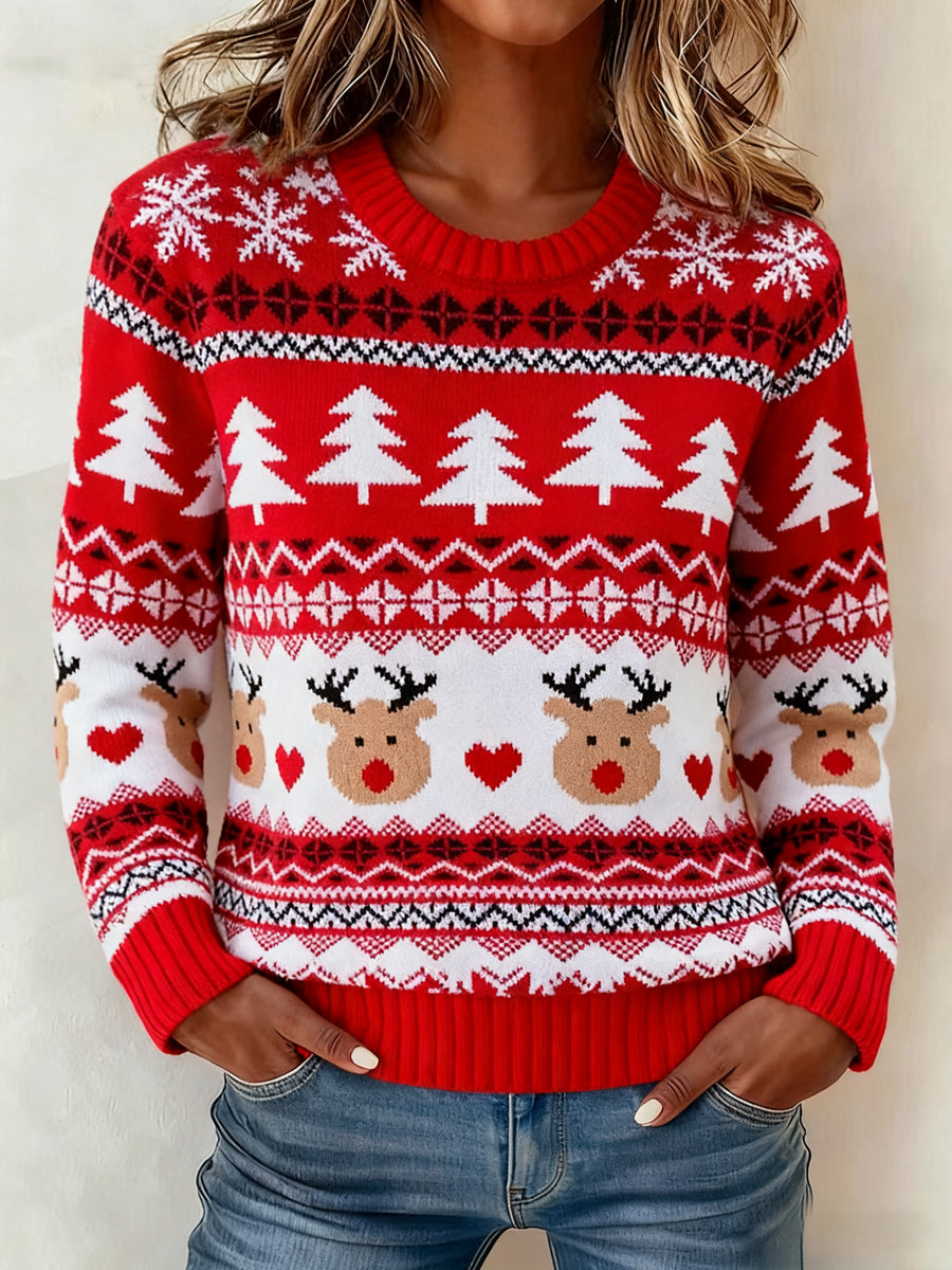 Women's Christmas Casual Knitted Sweater