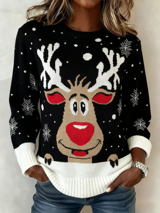 Women's Christmas Casual Knitted Sweater