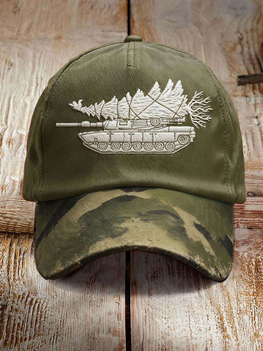 Unisex Funny Veteran Christmas Printed Hat