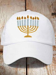 Unisex Happy Hanukkah Print Hat