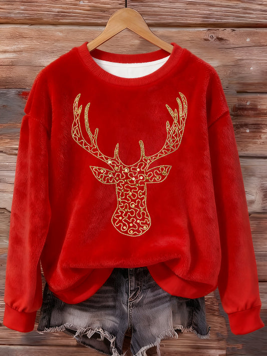Women's Merry Christmas Art Casual Winter Top