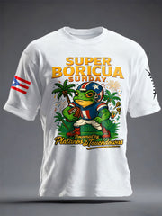 Unisex Funny Bunny Football Music Lover Printed T-shirt