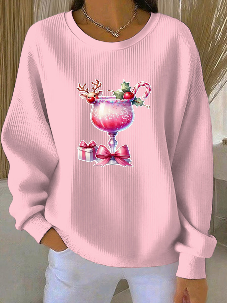 Women's Christmas Print Casual Sweatshirt