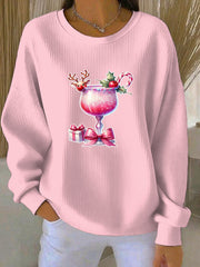 Women's Christmas Print Casual Sweatshirt