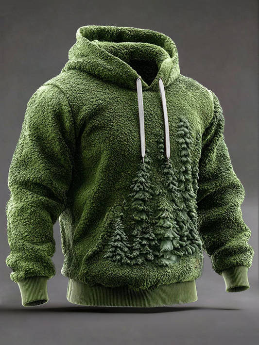 Men's Christmas Printed Casual Hoodie