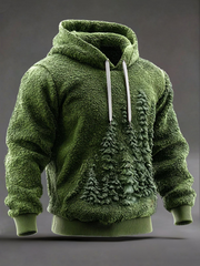 Men's Christmas Printed Casual Hoodie
