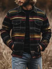 Men's Casual Checkered Jacket