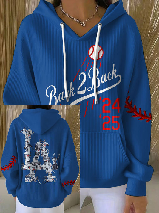 Women's Baseball Lover Champion Printed Hoodie