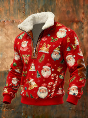 Men's Retro Christmas Printed Sweatshirt