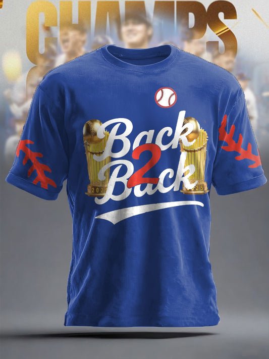 Unisex Baseball Lover Champion Printed T-shirt