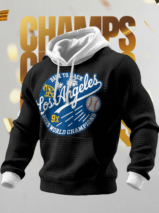 Men's Baseball Lover Champion Printed Hoodie