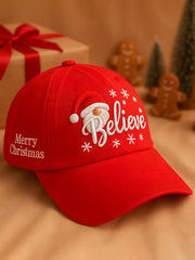 Unisex Believe Christmas Hat