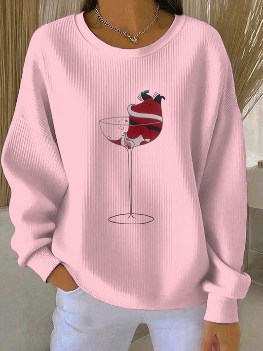 Women's Christmas Print Casual Sweatshirt