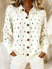 Women's Winter Christmas Art Printed CasuaL Tops