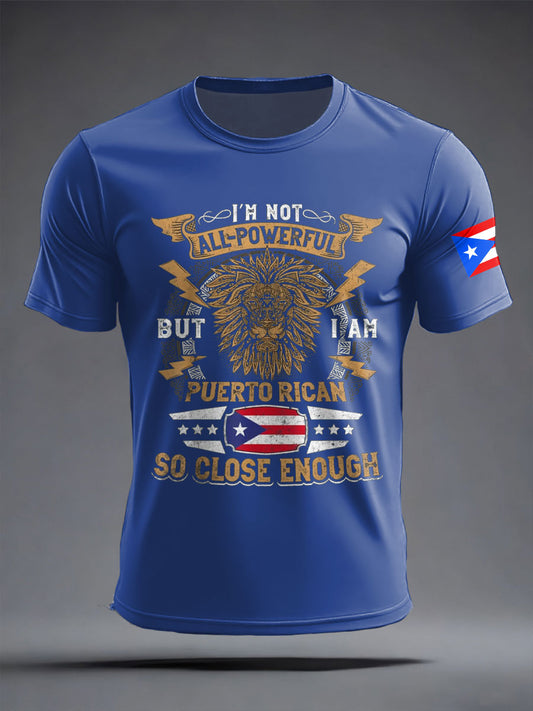 Men's Puerto Rico Art Printed T-shirt