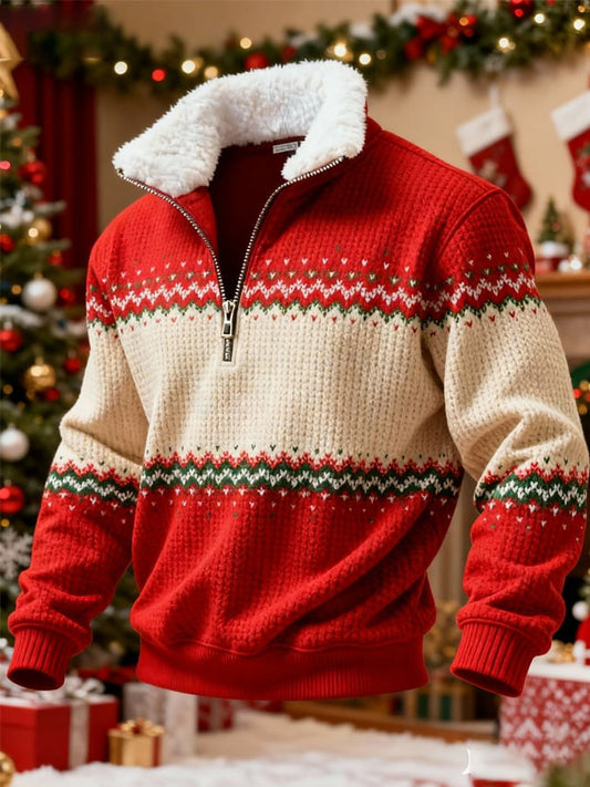 Men's Retro Christmas Printed Sweatshirt