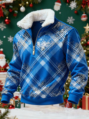 Men's Retro Christmas Printed Sweatshirt