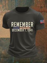 Men's Pearl Harbor Remembrance Day Short-sleeved T-shirt