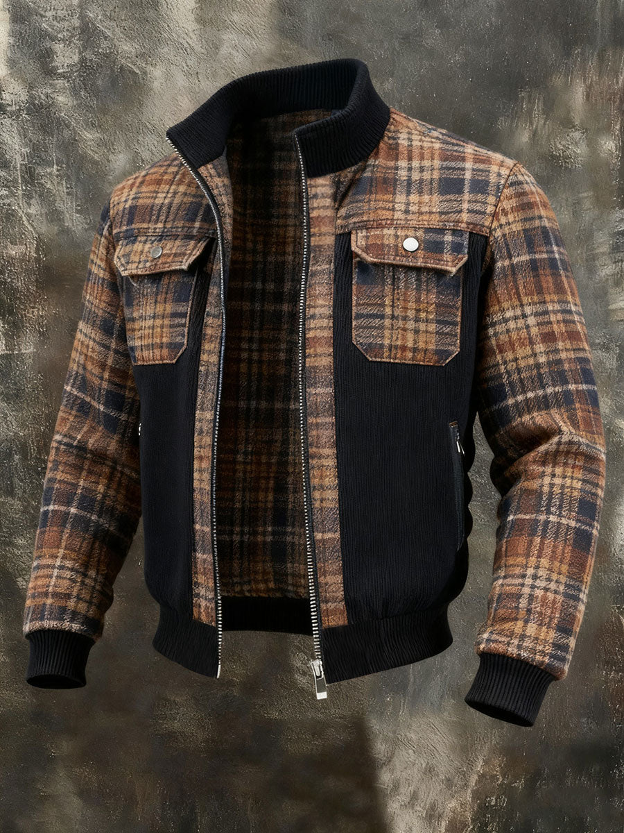 Men's Patchwork Jacket