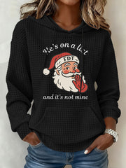 Women's Santa Claus FDT Print Hoodie