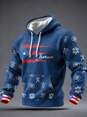 Men's Puerto Rico Proud Printed Hoodie