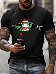 Men's Merry Resistmas Resist Frog short-sleeved T-shirt