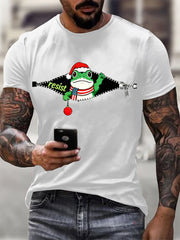 Men's Merry Resistmas Resist Frog short-sleeved T-shirt