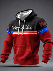 Men's Puerto Rico Proud Printed Hoodie