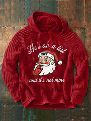 Men's Christmas FDT Print Casual Hoodie