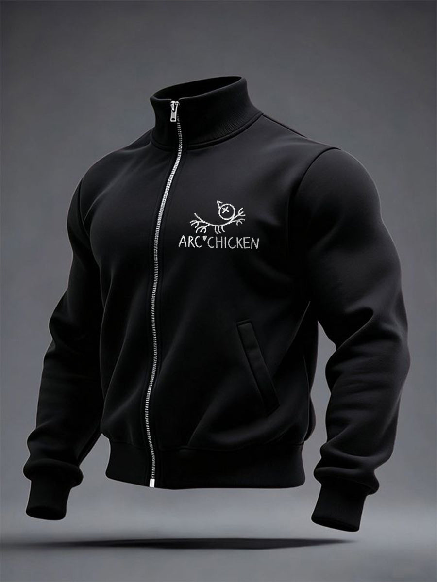 Men's Funny Arc'chicken Jacket