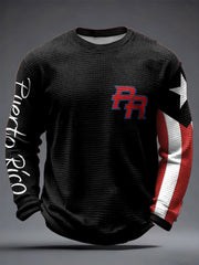 Men's Puerto Rico Printed Waffle Tops