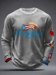 Men's Puerto Rico Printed Waffle Tops