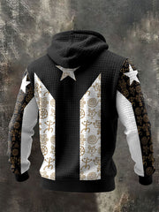 Men's Puerto Rico Proud Art Printed Hoodie