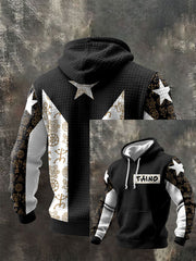 Men's Puerto Rico Proud Art Printed Hoodie