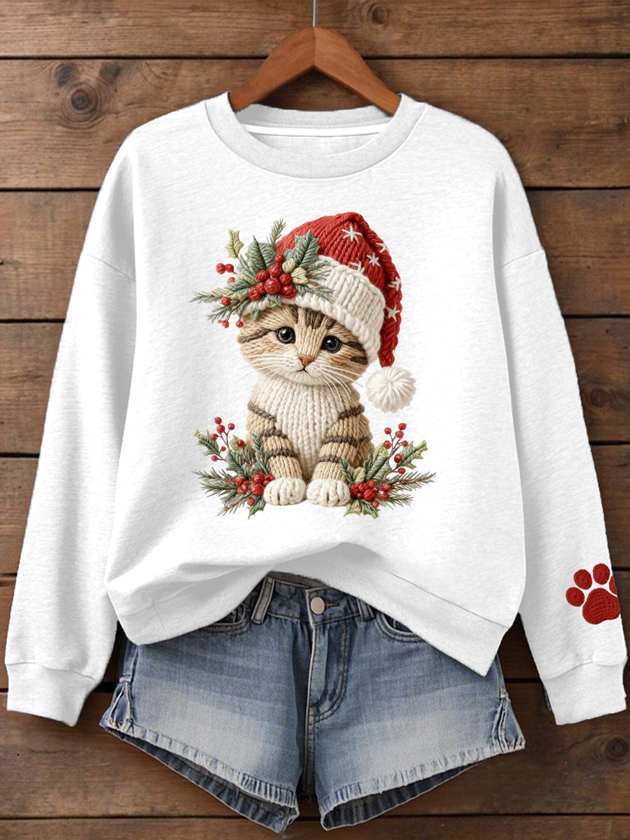 Women's Christmas Print Sweatshirt