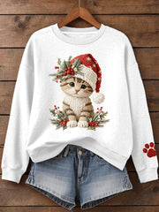Women's Christmas Print Sweatshirt