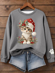 Women's Christmas Print Sweatshirt