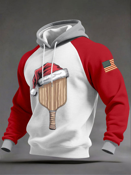 Men's Christmas Pickleball Hoodies