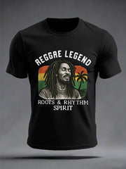 Men's Reggae Legend Print Commemorative Tee