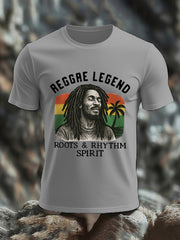 Men's Reggae Legend Print Commemorative Tee