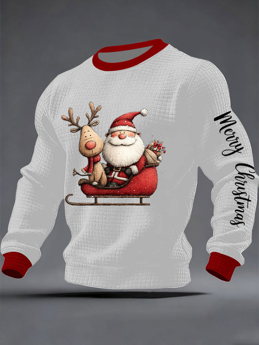 Men's Christmas Print Casual Sweatshirt